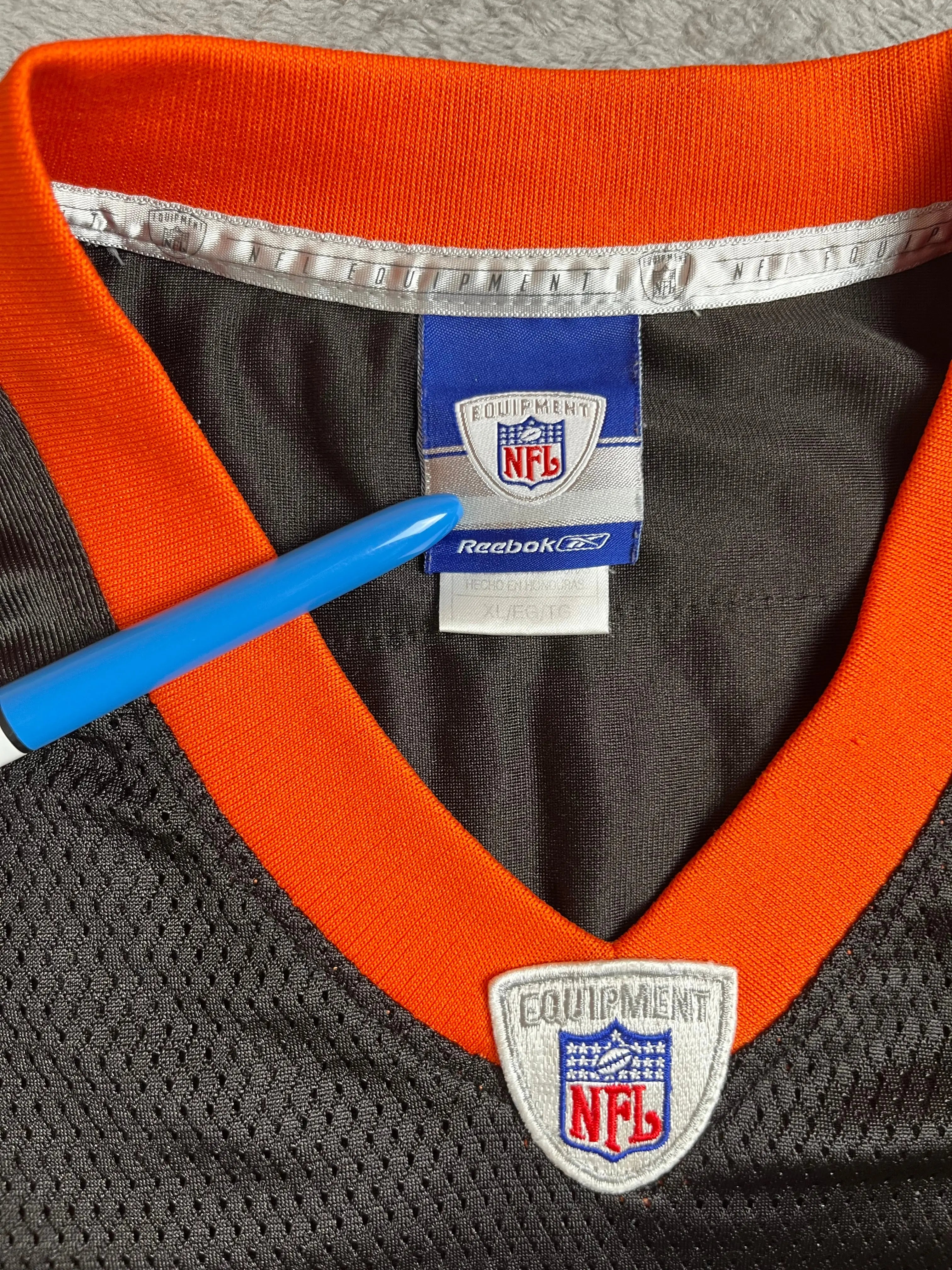 Rudi Johnson #32 - Cincinnati Bengals Home 2001-2007 - Reebok (XL) - Maillot NFL Reebok