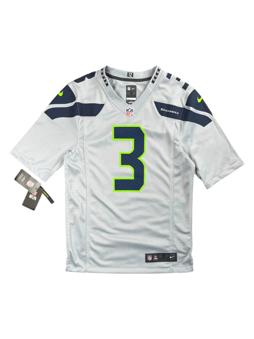 Russell Wilson #3 - Seattle Seahawks Alternate 2012-2021 - Nike (S) BNWT - Maillot NFL