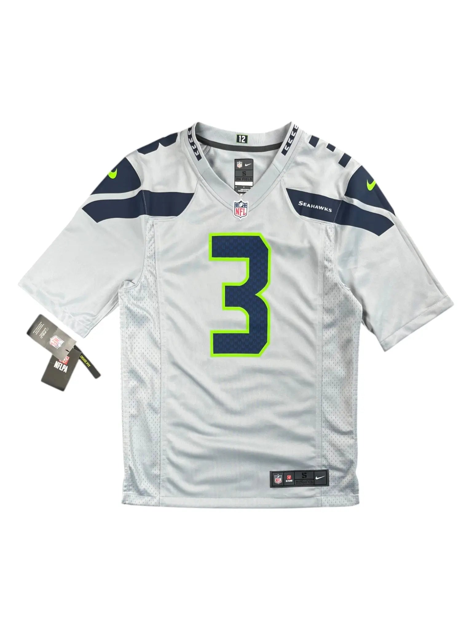 Russell Wilson #3 - Seattle Seahawks Alternate 2012-2021 - Nike (S) BNWT - Maillot NFL