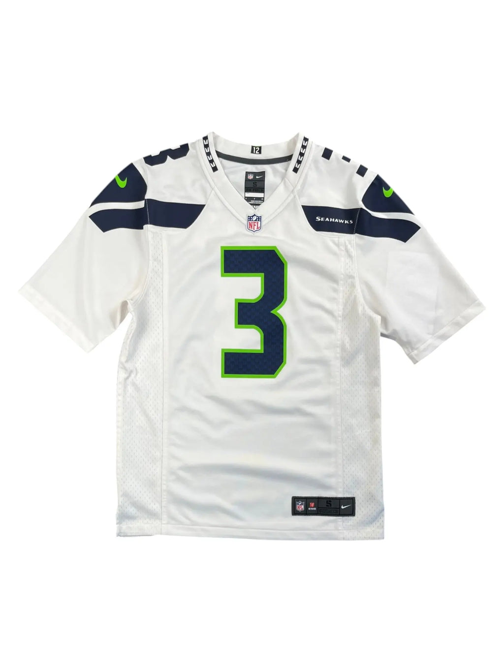 Russell Wilson #3 - Seattle Seahawks Away 2012-2021 - Nike (S) - Maillot NFL