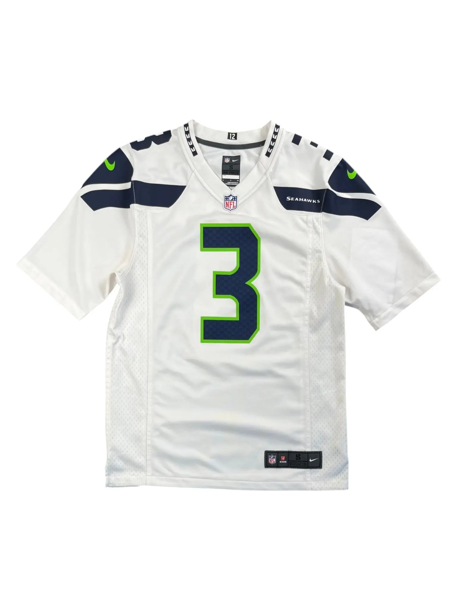 Russell Wilson #3 - Seattle Seahawks Away 2012-2021 - Nike (S) - Maillot NFL