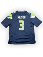 Russell Wilson #3 - Seattle Seahawks Home 2012-2021 - Nike (XL) - Maillot NFL Nike