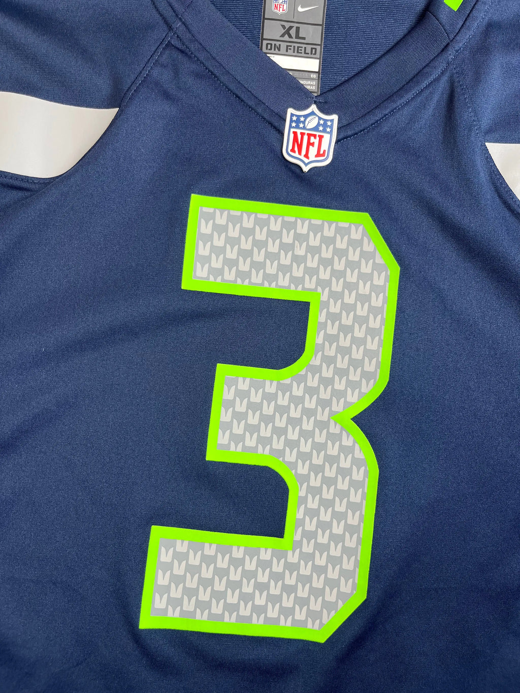 Russell Wilson #3 - Seattle Seahawks Home 2012-2021 - Nike (XL) - Maillot NFL Nike