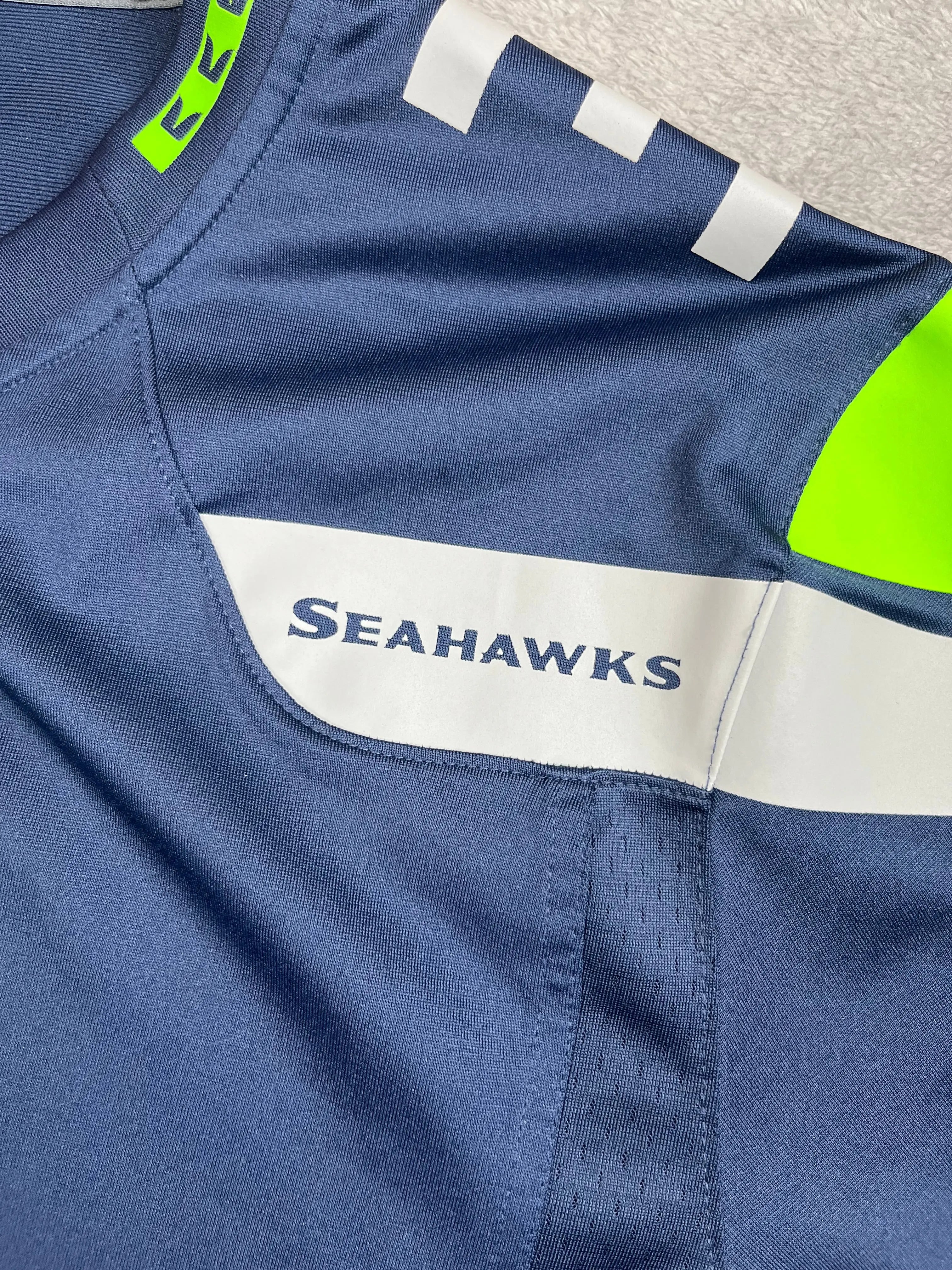Russell Wilson #3 - Seattle Seahawks Home 2012-2021 - Nike (XL) - Maillot NFL Nike