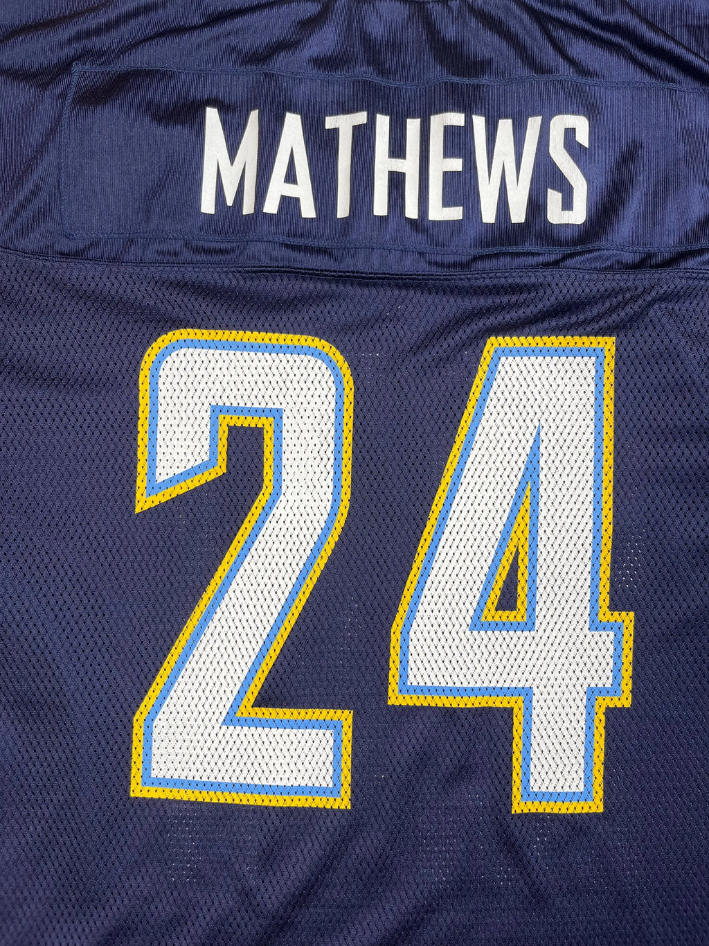 Ryan Mathews #24 - San Diego Chargers Home 2010-2011 - Reebok (XL) - Maillot NFL Reebok