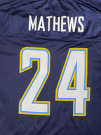 Ryan Mathews #24 - San Diego Chargers Home 2010-2011 - Reebok (XL) - Maillot NFL Reebok