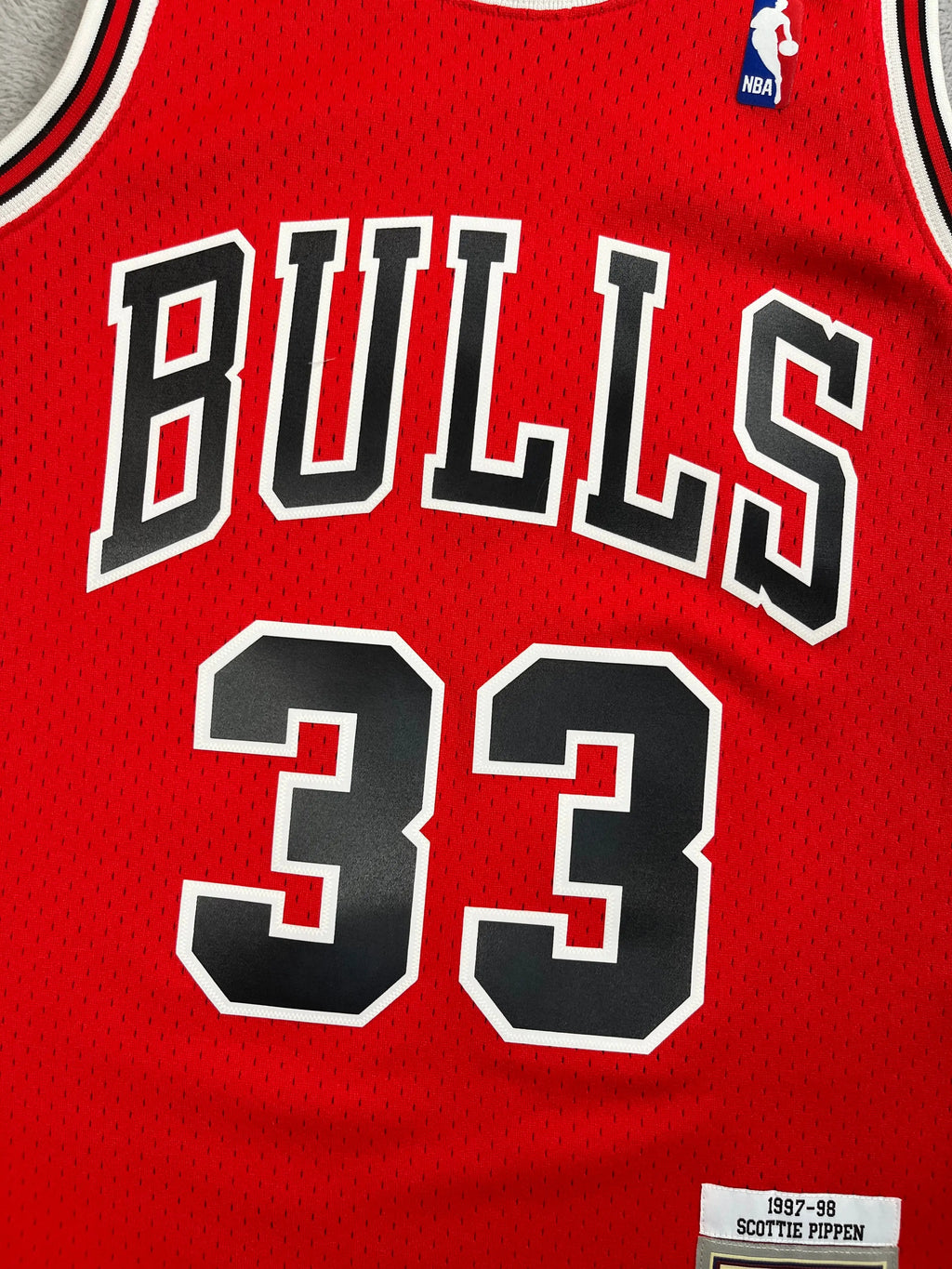 Scottie Pippen #33 - Chicago Bulls Away 1989-1997 - Mitchell & Ness (S) - Maillot NBA Mitchell & Ness