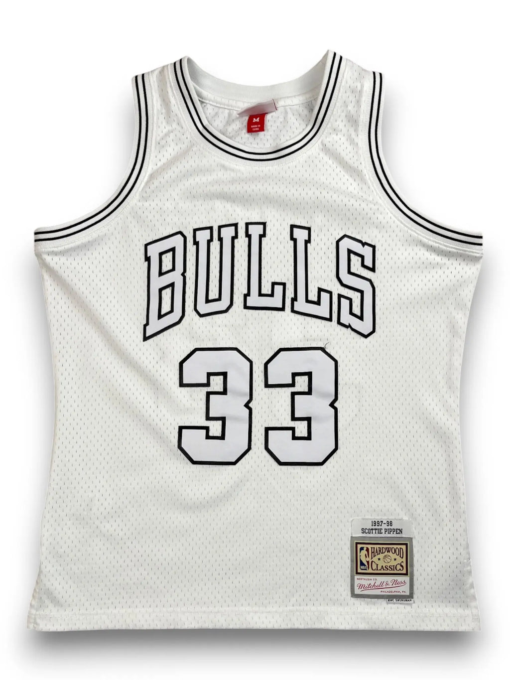 Scottie Pippen #33 - Chicago Bulls Full White - Mitchell & Ness (M) - Maillot NBA Mitchell & Ness