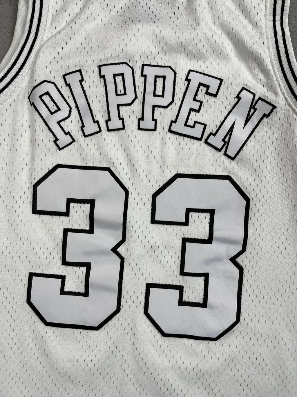 Scottie Pippen #33 - Chicago Bulls Full White - Mitchell & Ness (M) - Maillot NBA Mitchell & Ness