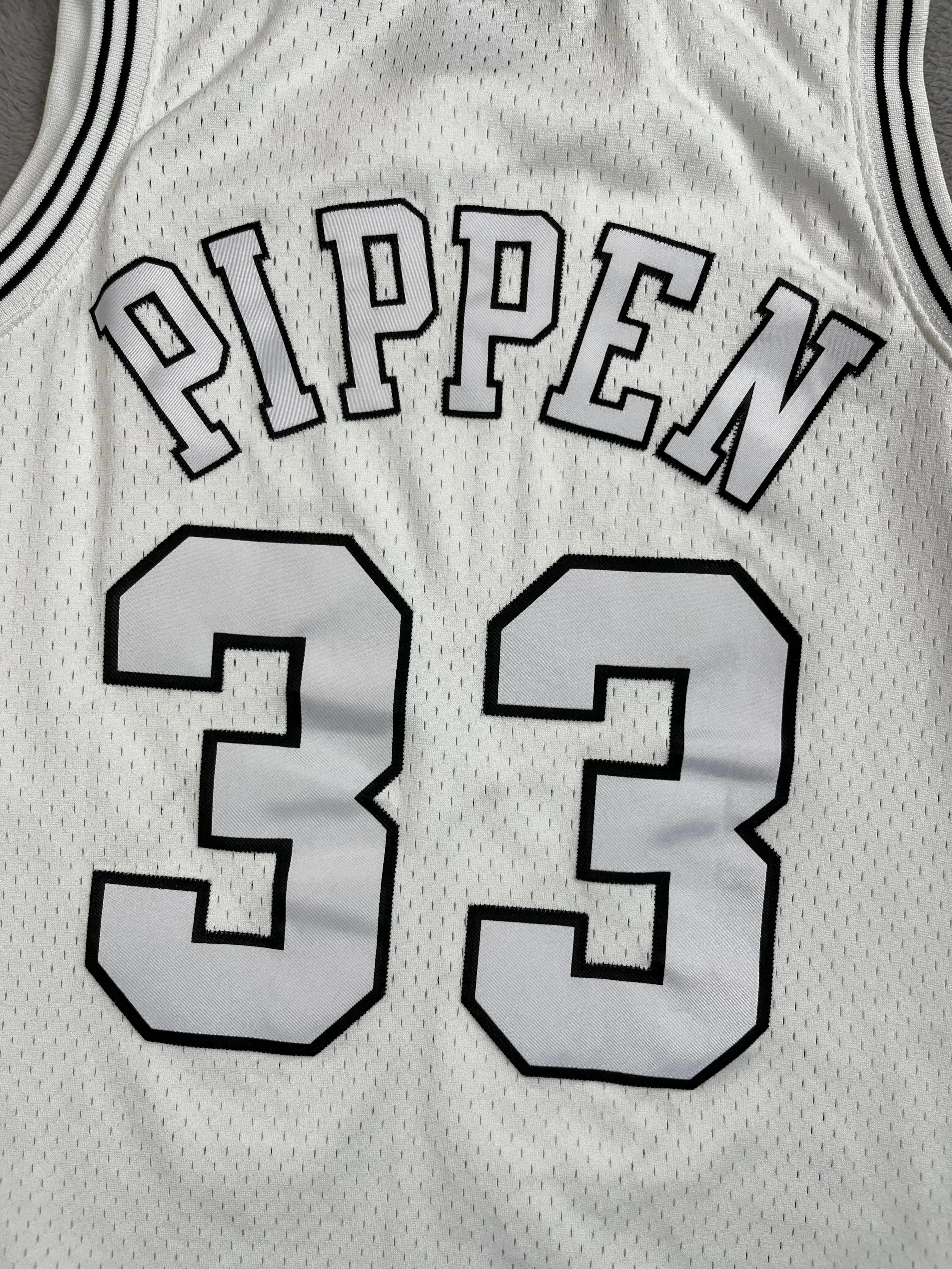 Scottie Pippen #33 - Chicago Bulls Full White - Mitchell & Ness (M) - Maillot NBA Mitchell & Ness