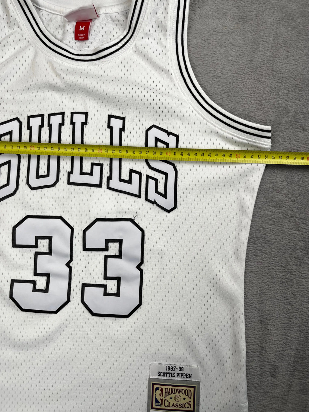 Scottie Pippen #33 - Chicago Bulls Full White - Mitchell & Ness (M) - Maillot NBA Mitchell & Ness