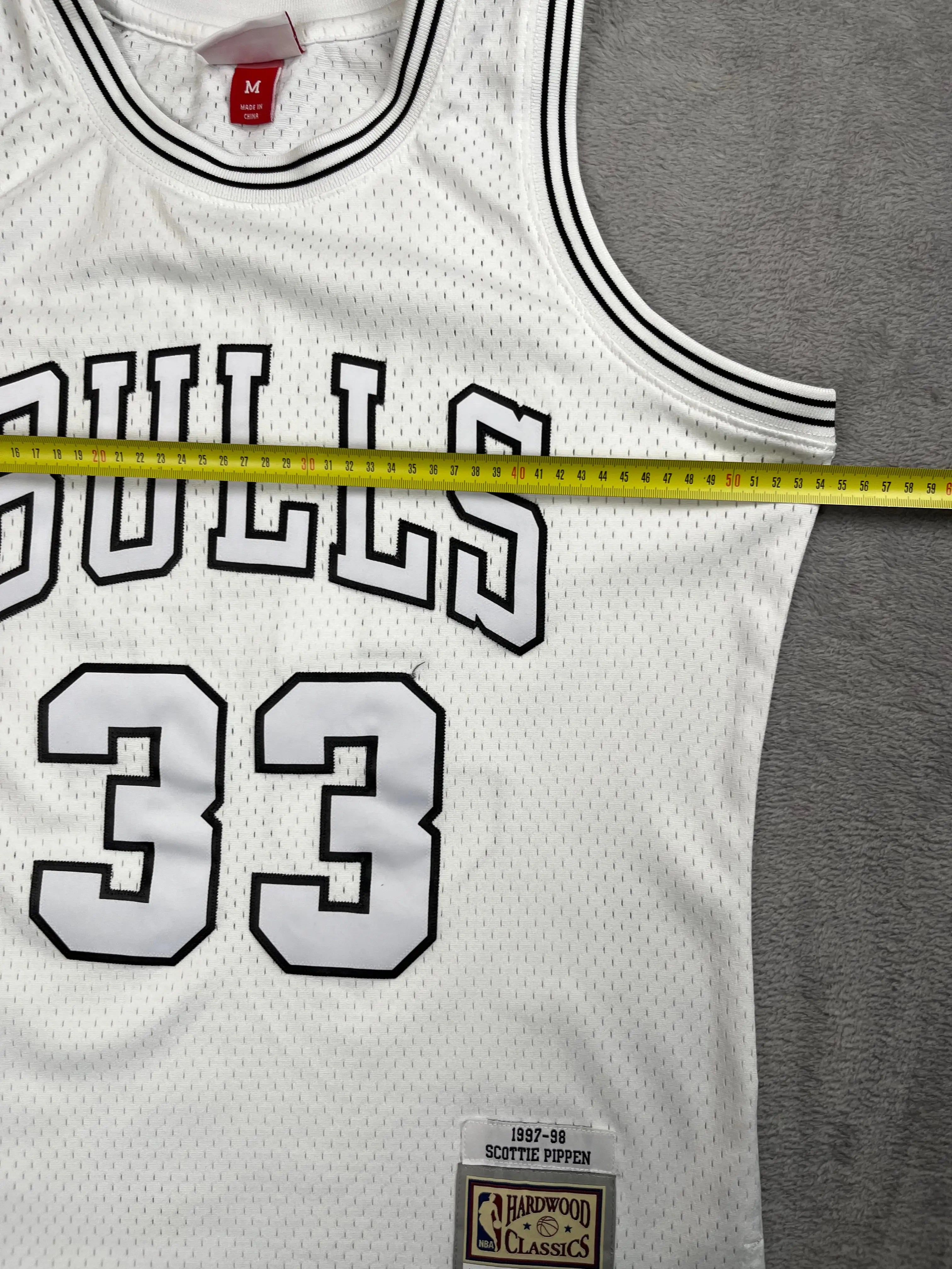 Scottie Pippen #33 - Chicago Bulls Full White - Mitchell & Ness (M) - Maillot NBA Mitchell & Ness