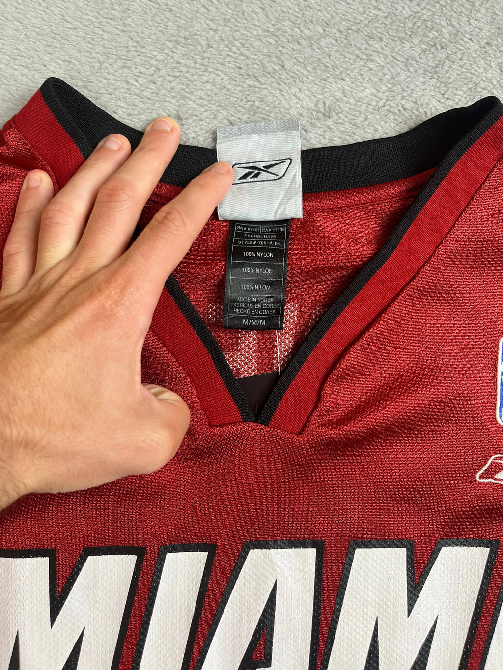 Shaquille O'Neal #32 - Miami Heat Away 2005-2008 - Reebok (M) - Maillot NBA Reebok