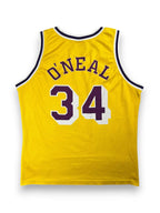 Shaquille O'Neal #34 - Los Angeles Lakers Home 1997-1999 - Champion (L) - Maillot NBA
