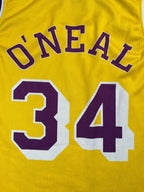 Shaquille O'Neal #34 - Los Angeles Lakers Home 1997-1999 - Champion (L) - Maillot NBA