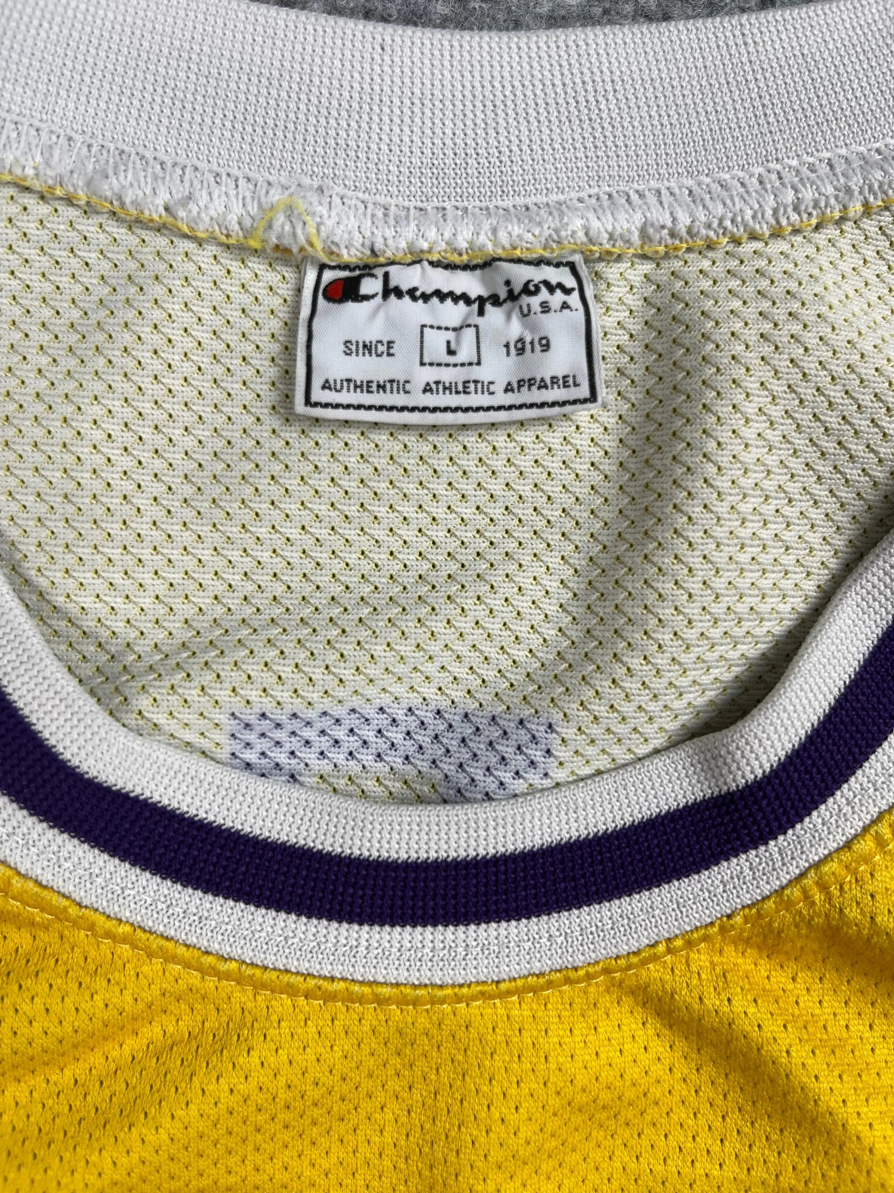 Shaquille O'Neal #34 - Los Angeles Lakers Home 1997-1999 - Champion (L) - Maillot NBA