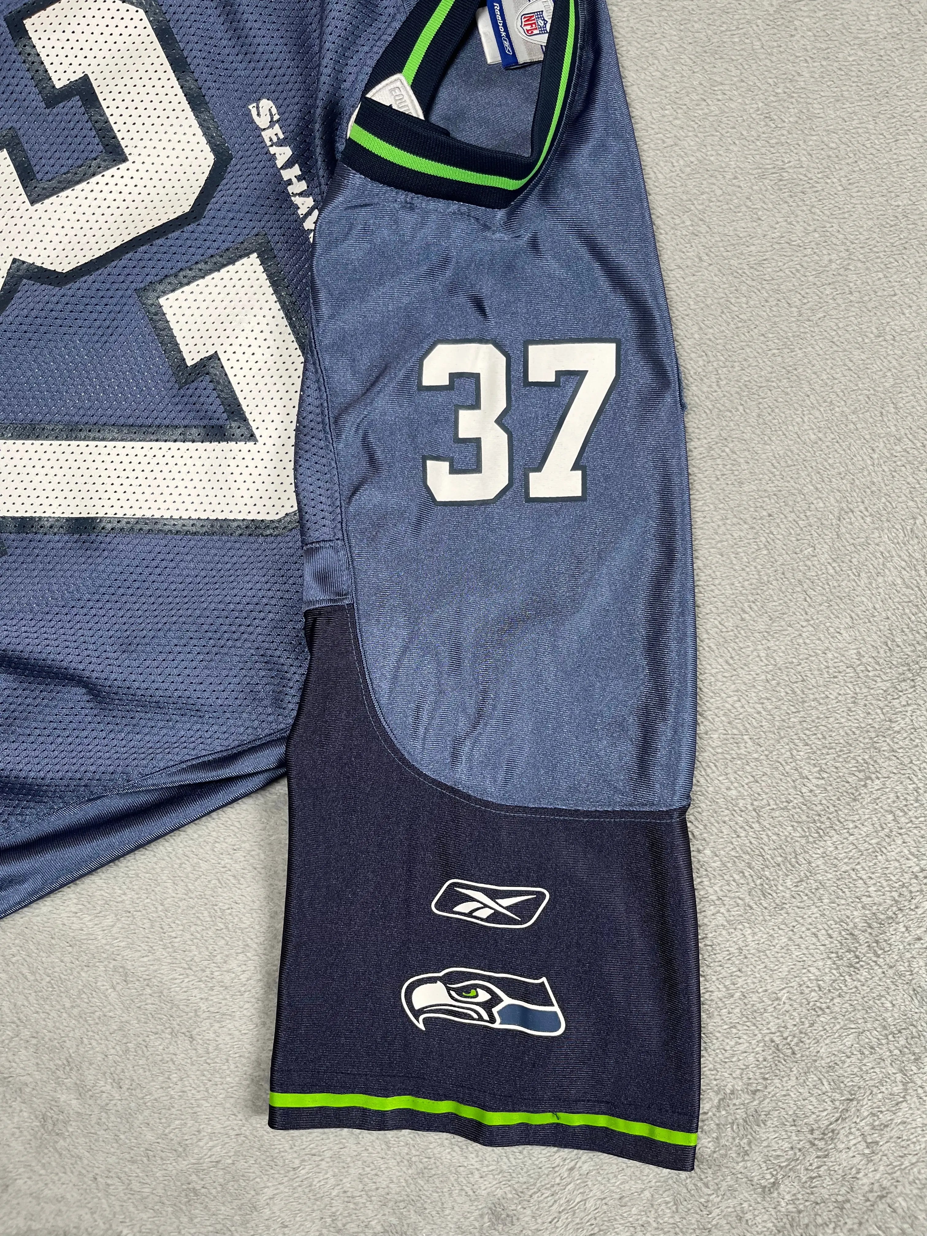 Shaun Alexander #37 - Seattle Seahawks Home 2002-2007 - Reebok (L) - Maillot NFL Reebok