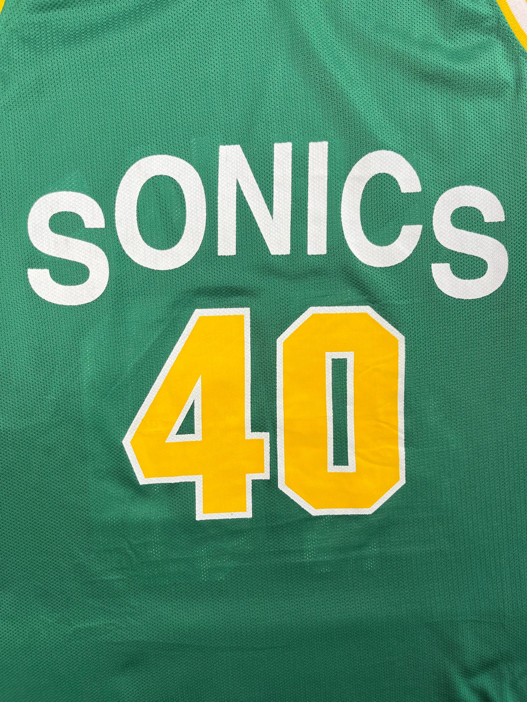 Shawn Kemp #40 - Seattle SuperSonics Away 1990-1995 - Champion (L) - Maillot NBA