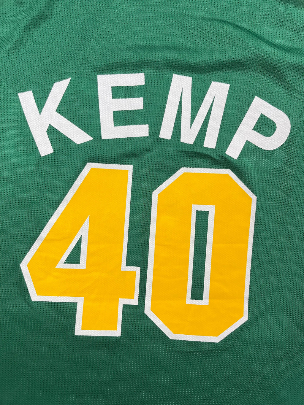 Shawn Kemp #40 - Seattle SuperSonics Away 1990-1995 - Champion (L) - Maillot NBA