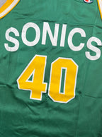 Shawn Kemp #40 - Seattle SuperSonics Away 1990-1995 - Champion (XS/S) - Maillot NBA