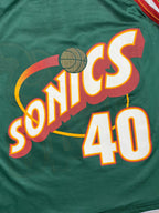 Shawn Kemp #40 - Seattle SuperSonics réversible 1996-1997 - Champion (M) - Maillot NBA