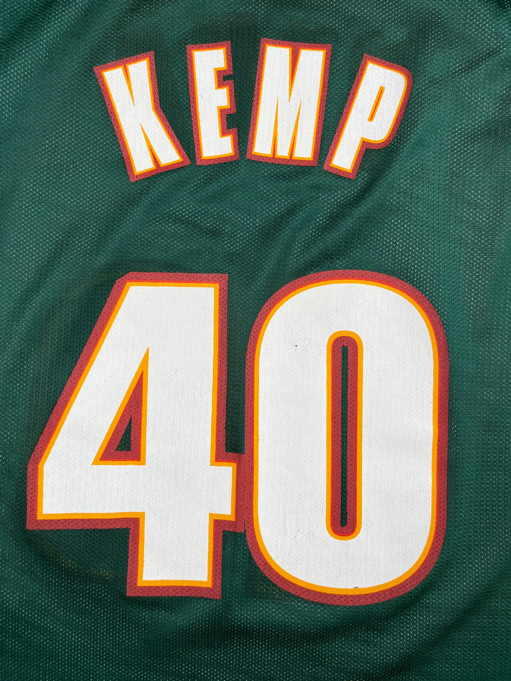 Shawn Kemp #40 - Seattle SuperSonics réversible 1996-1997 - Champion (M) - Maillot NBA