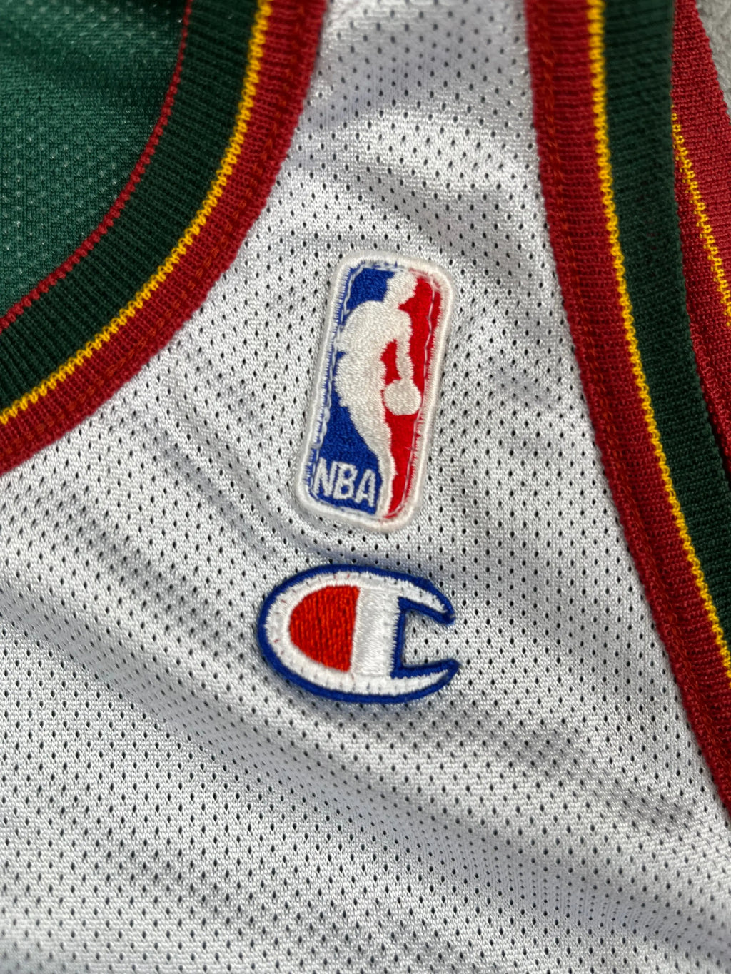 Shawn Kemp #40 - Seattle SuperSonics réversible 1996-1997 - Champion (M) - Maillot NBA
