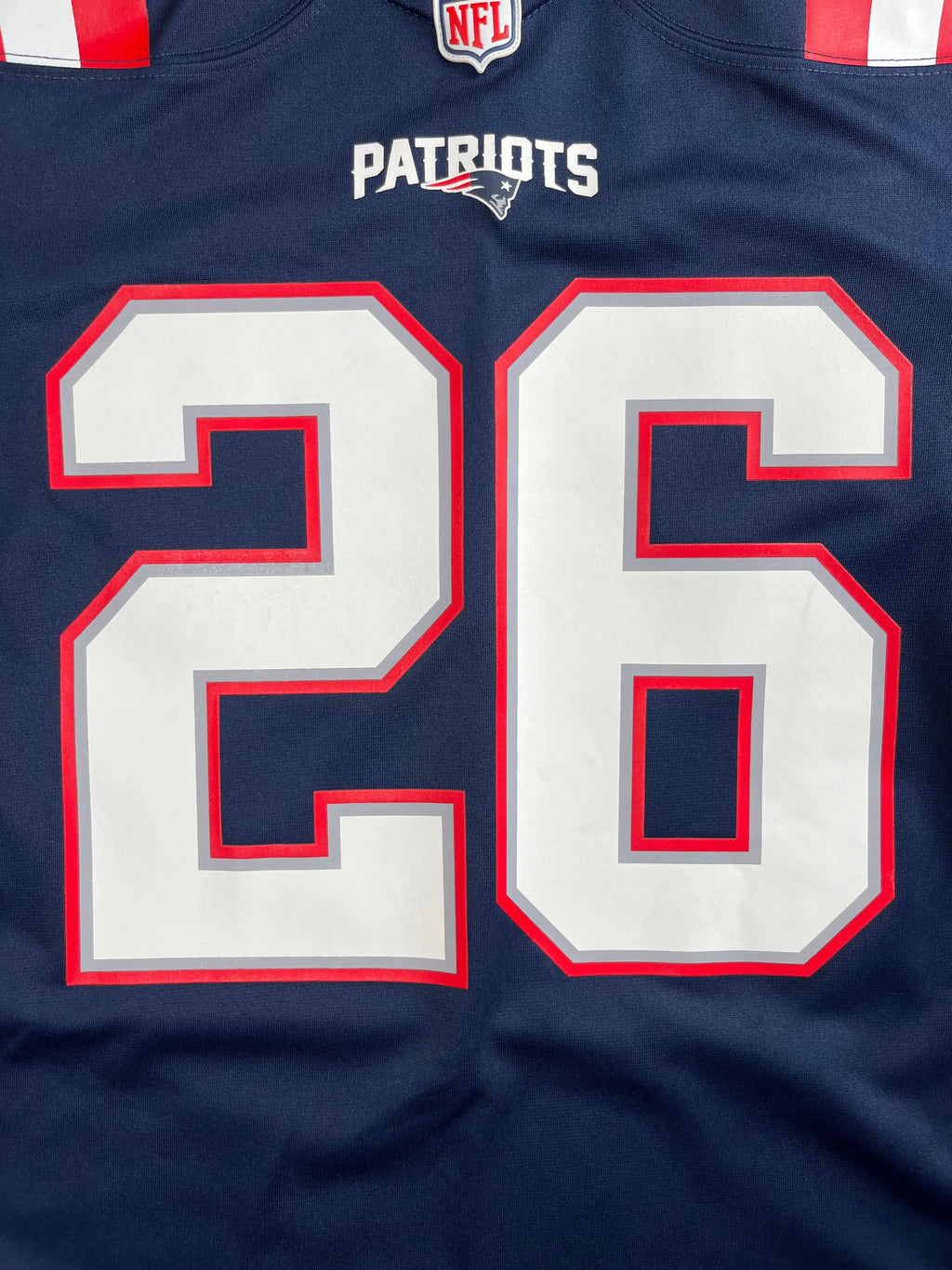 Sony Michel #26 - New England Patriots Home 2018-2020 - Nike (S) - Maillot NFL