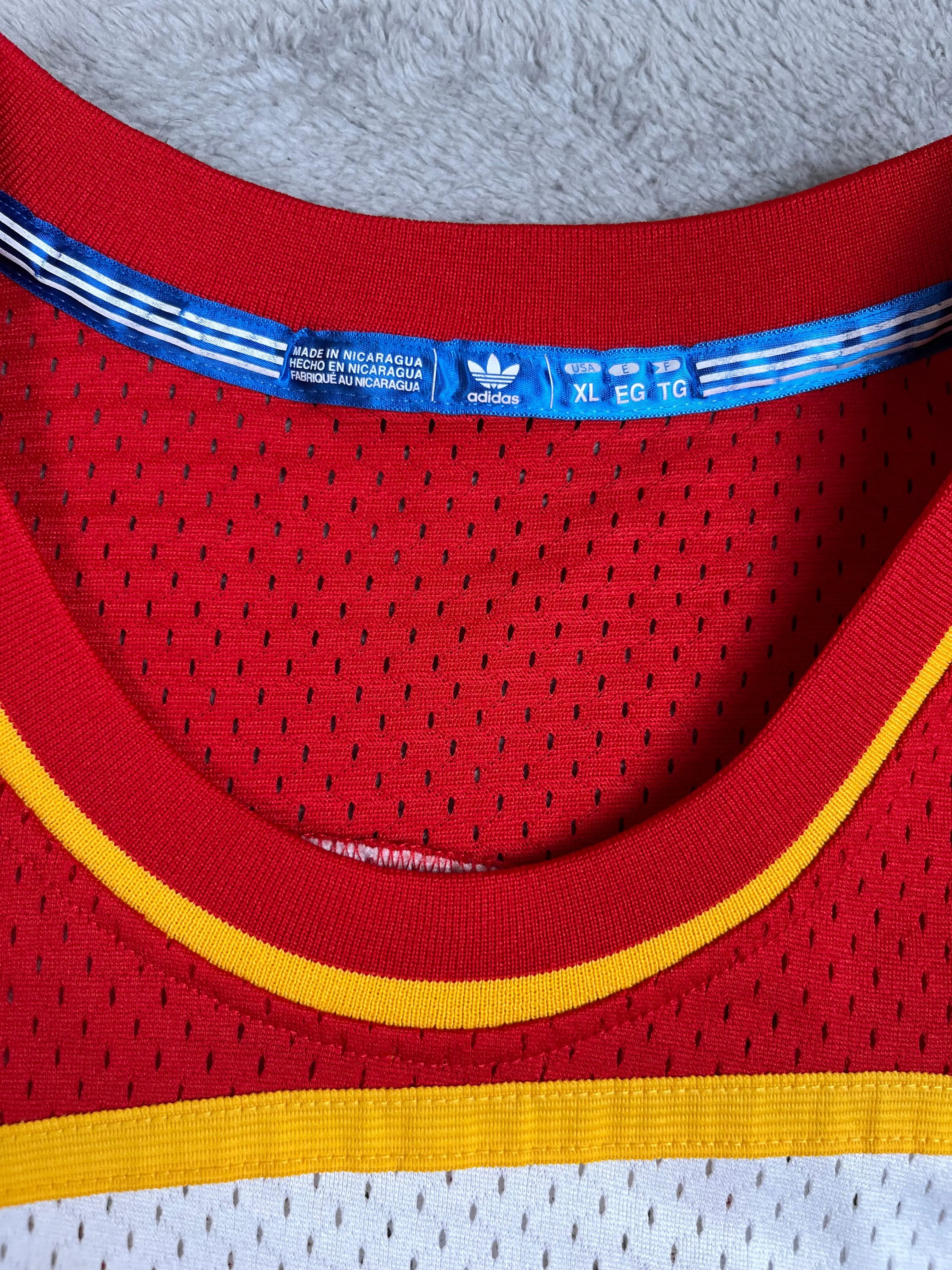 Spud Webb #4 - Atlanta Hawks Away 1986-1991 - Adidas Throwback (XL) - Maillot NBA Adidas