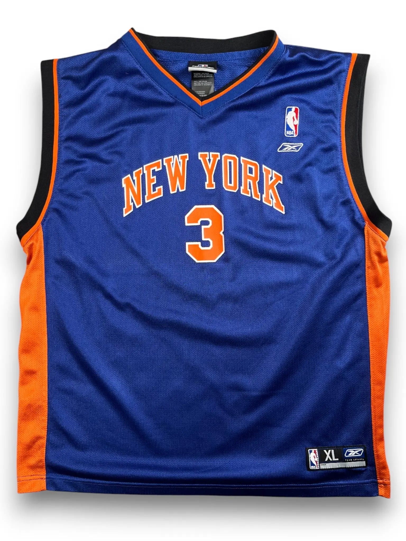 Stephon Marbury #3 - New York Knicks Home 2004-2006 - Reebok (M) (XL Youth) - Maillot NBA Reebok