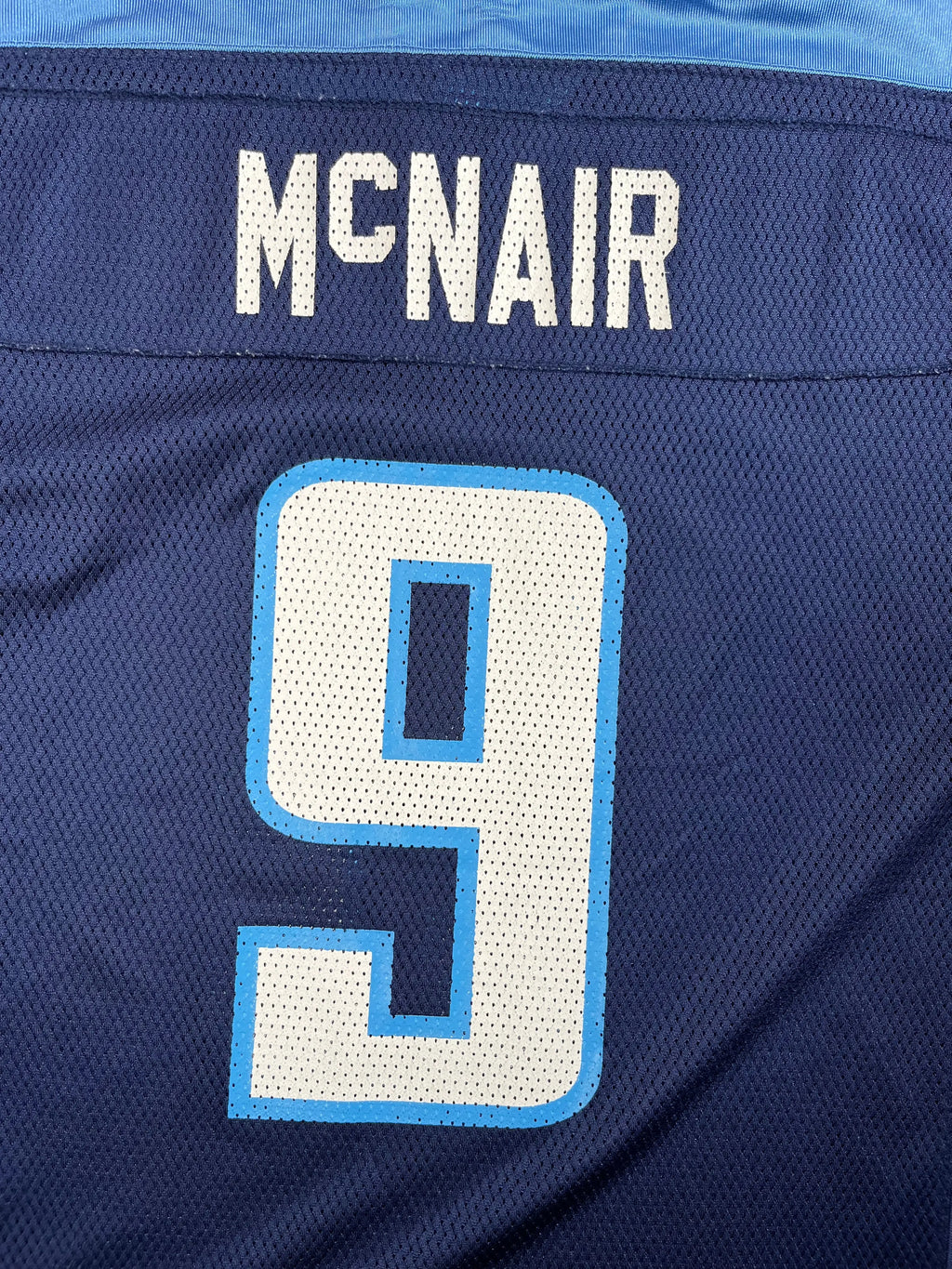 Steve McNair #9 - Tennessee Titans Home 1999-2005 - Reebok (M) - Maillot NFL Reebok