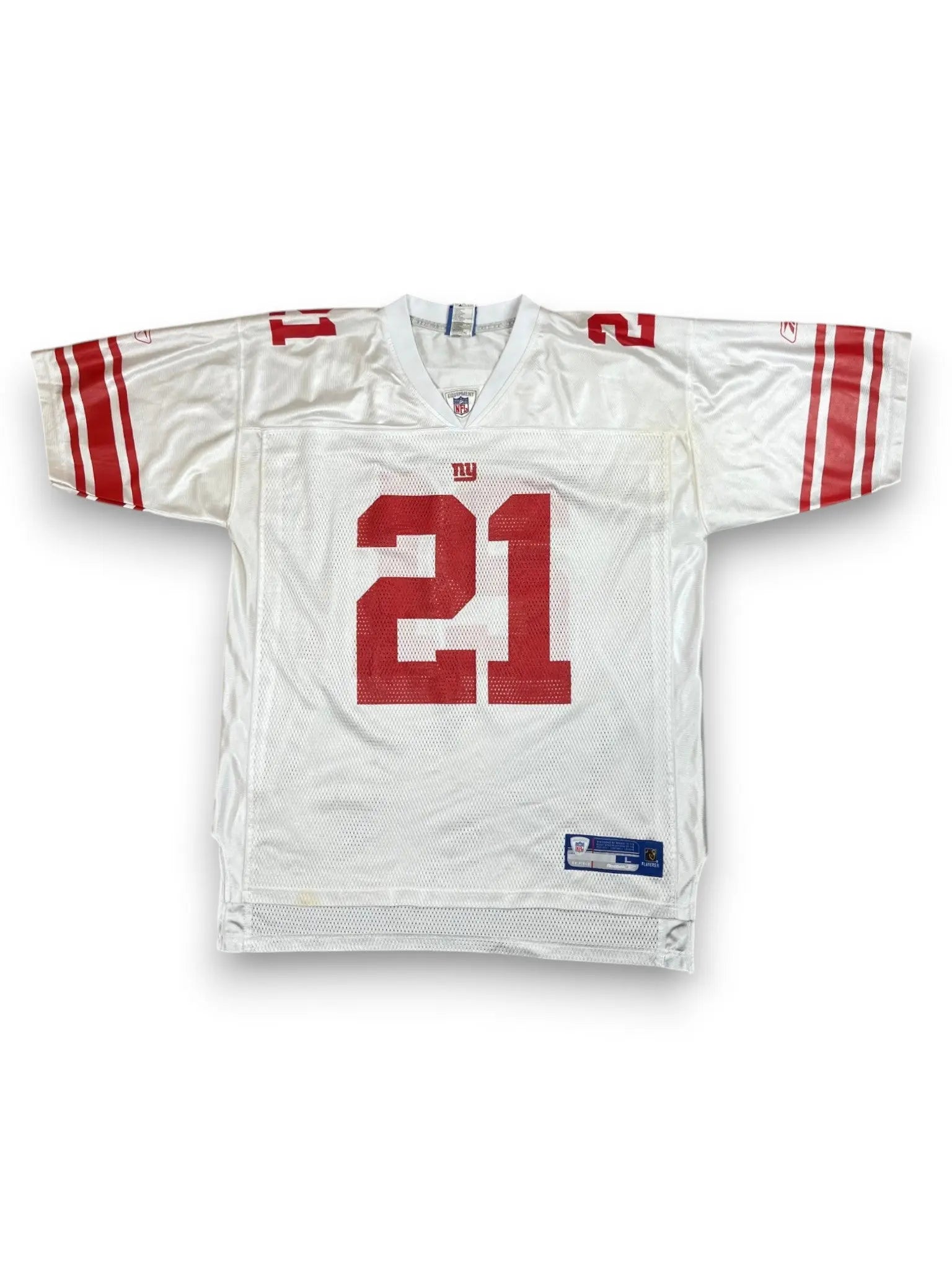 Tiki Barber #21 - New York Giants Away 2001-2006 - Reebok (L) - Maillot NFL