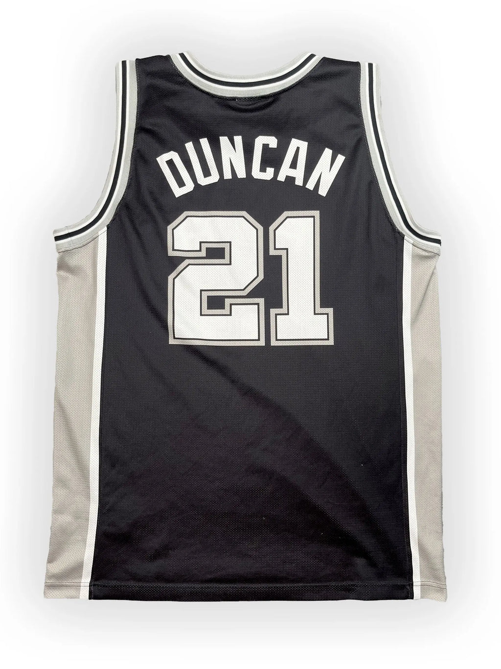 Tim Duncan #21 - San Antonio Spurs Away 1998-2010 - Champion (XL) - Maillot NBA Champion