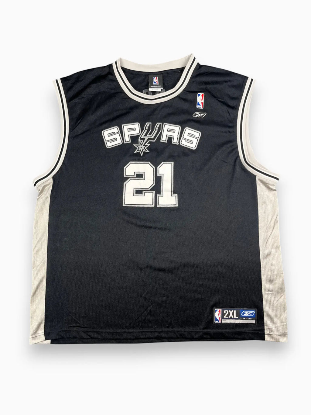 Tim Duncan #21 - San Antonio Spurs Away 2004-2010 - Reebok (XXL) - Maillot NBA