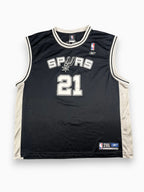Tim Duncan #21 - San Antonio Spurs Away 2004-2010 - Reebok (XXL) - Maillot NBA