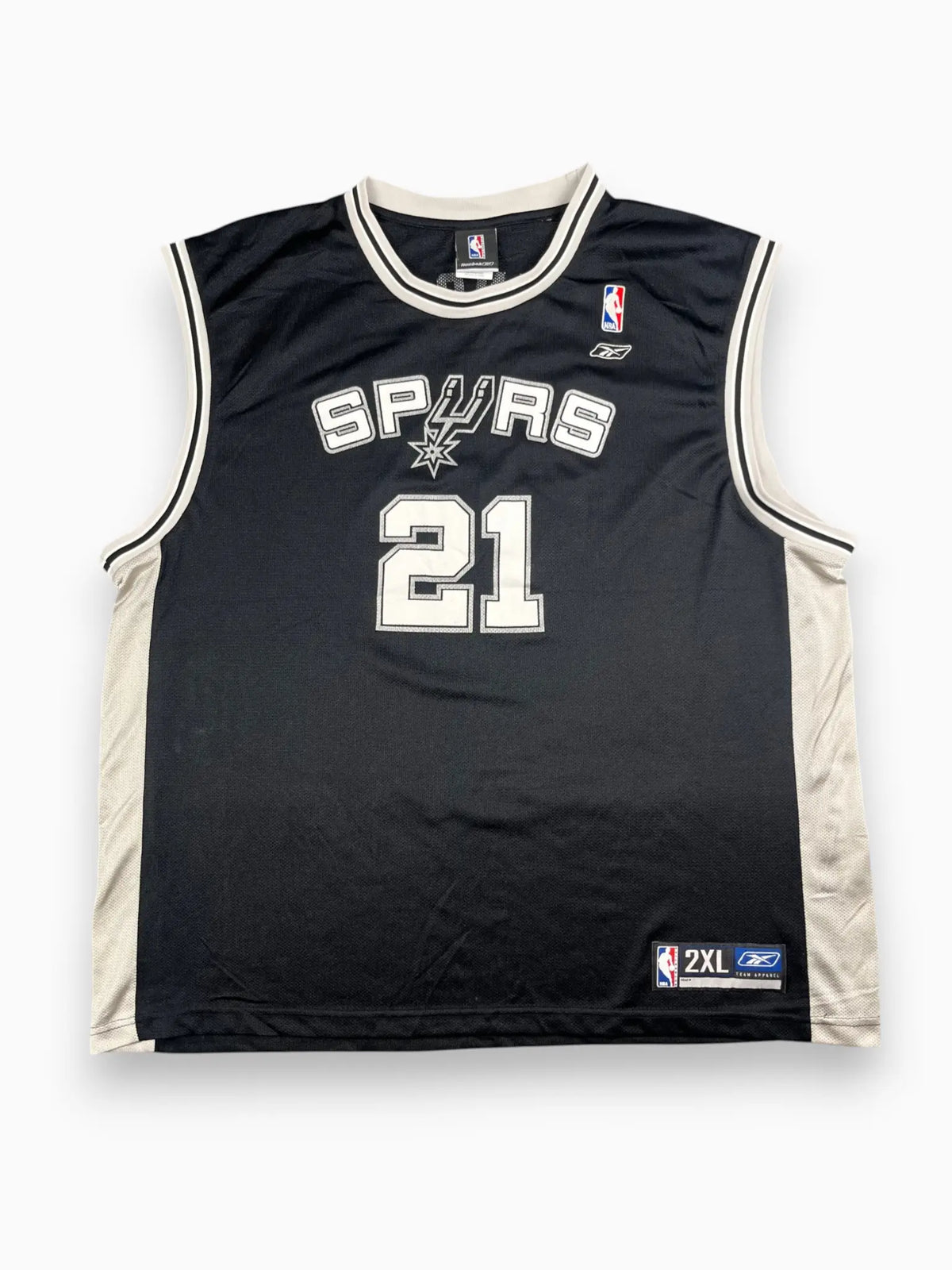 Tim Duncan #21 - San Antonio Spurs Away 2004-2010 - Reebok (XXL) - Maillot NBA