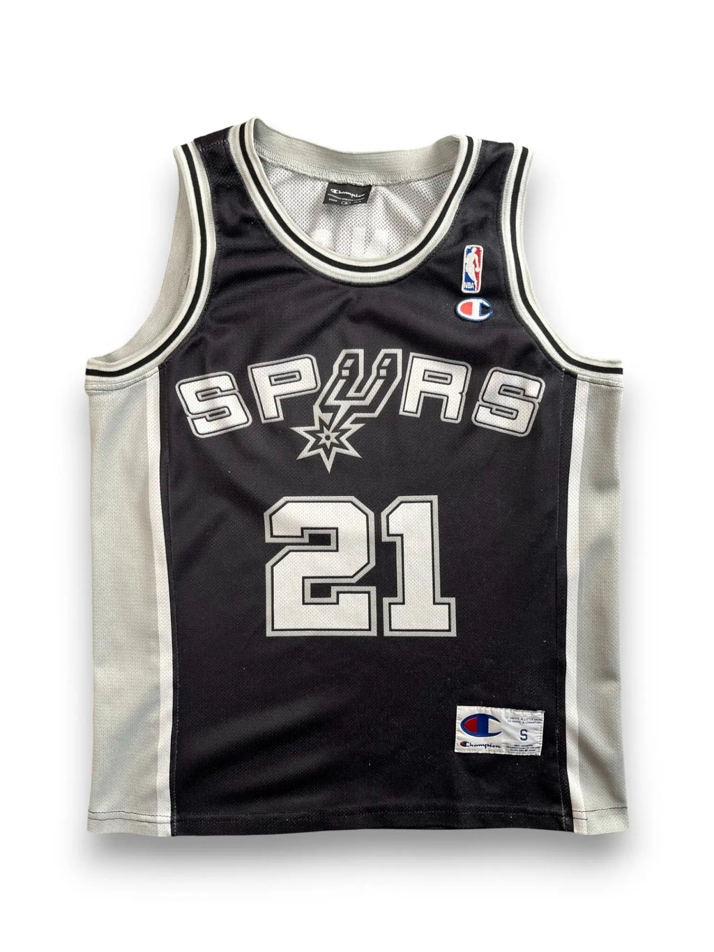 Tim Duncan #21 - San Antonio Spurs Away 2002-2010 - Champion (S) - Maillot NBA