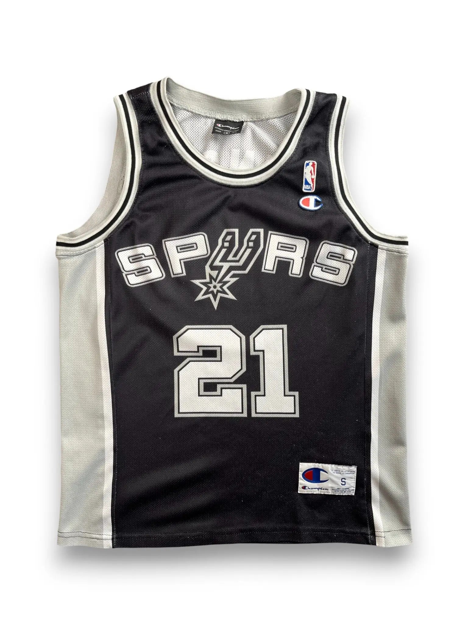 Tim Duncan #21 - San Antonio Spurs Away 2002-2010 - Champion (S) - Maillot NBA