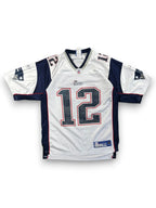 Tom Brady #12 - New England Patriots Away 2002-2011 - Reebok (M) - Maillot NFL