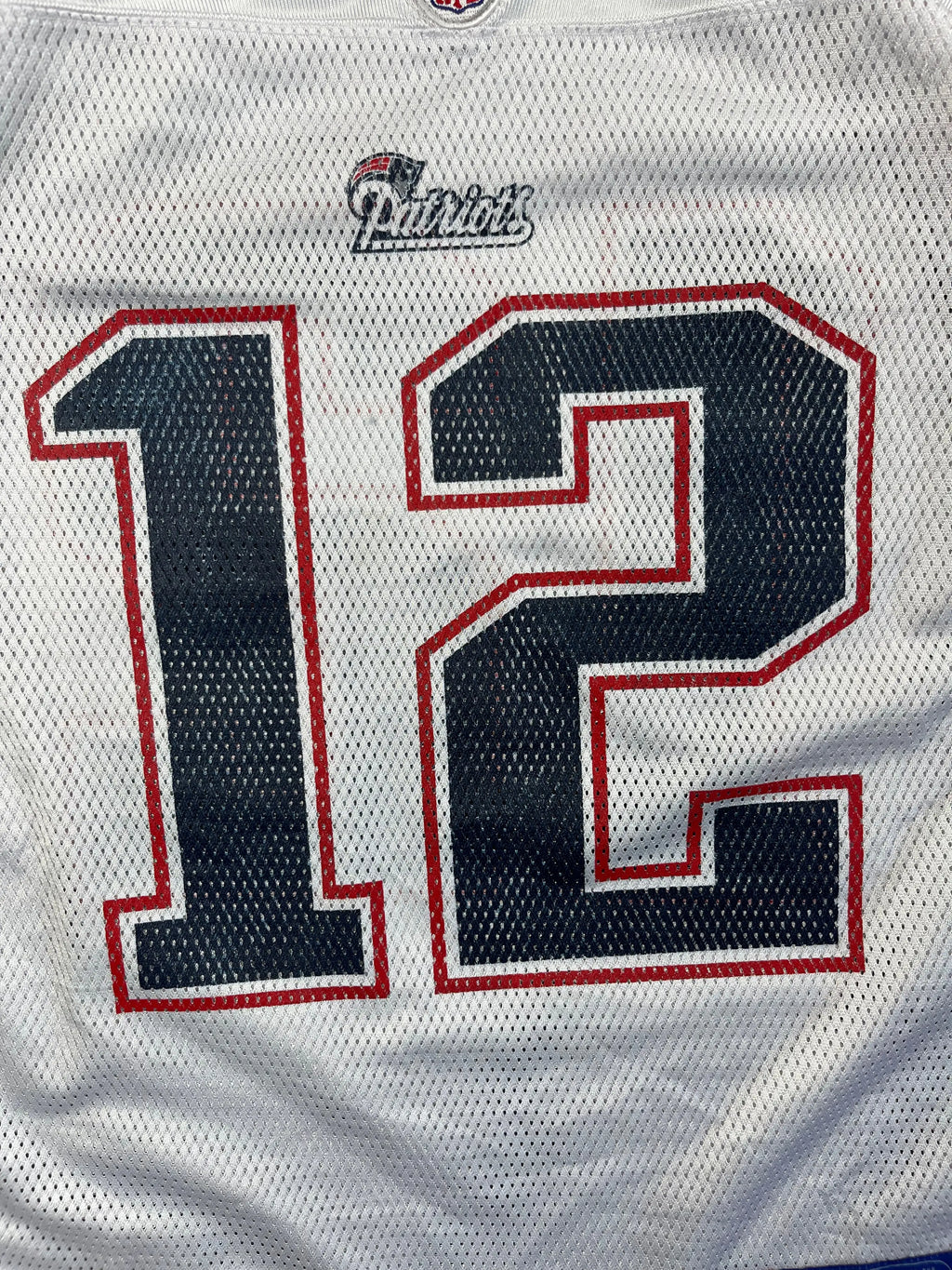 Tom Brady #12 - New England Patriots Away 2002-2011 - Reebok (M) - Maillot NFL