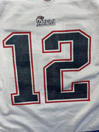 Tom Brady #12 - New England Patriots Away 2002-2011 - Reebok (M) - Maillot NFL