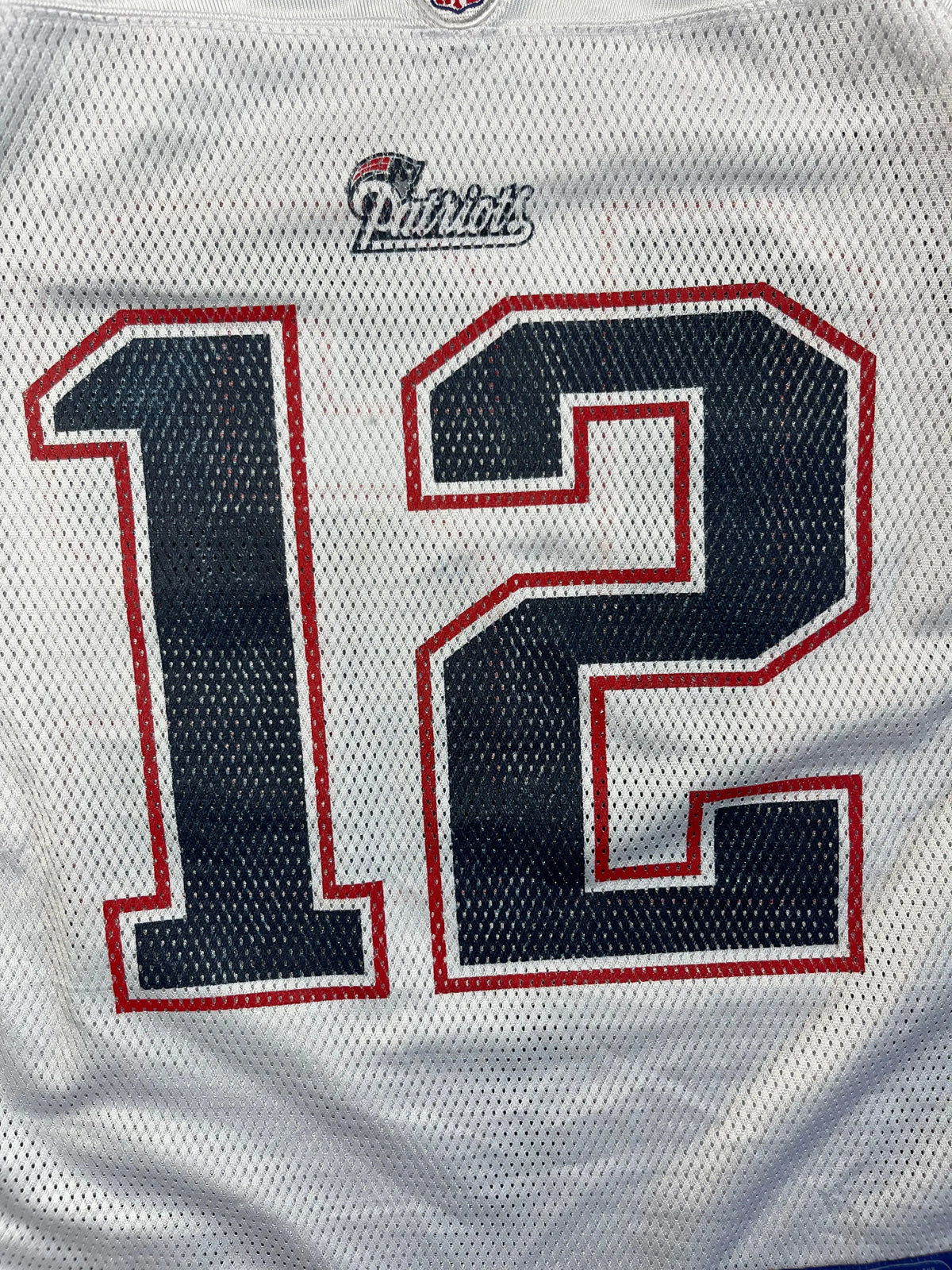 Tom Brady #12 - New England Patriots Away 2002-2011 - Reebok (M) - Maillot NFL