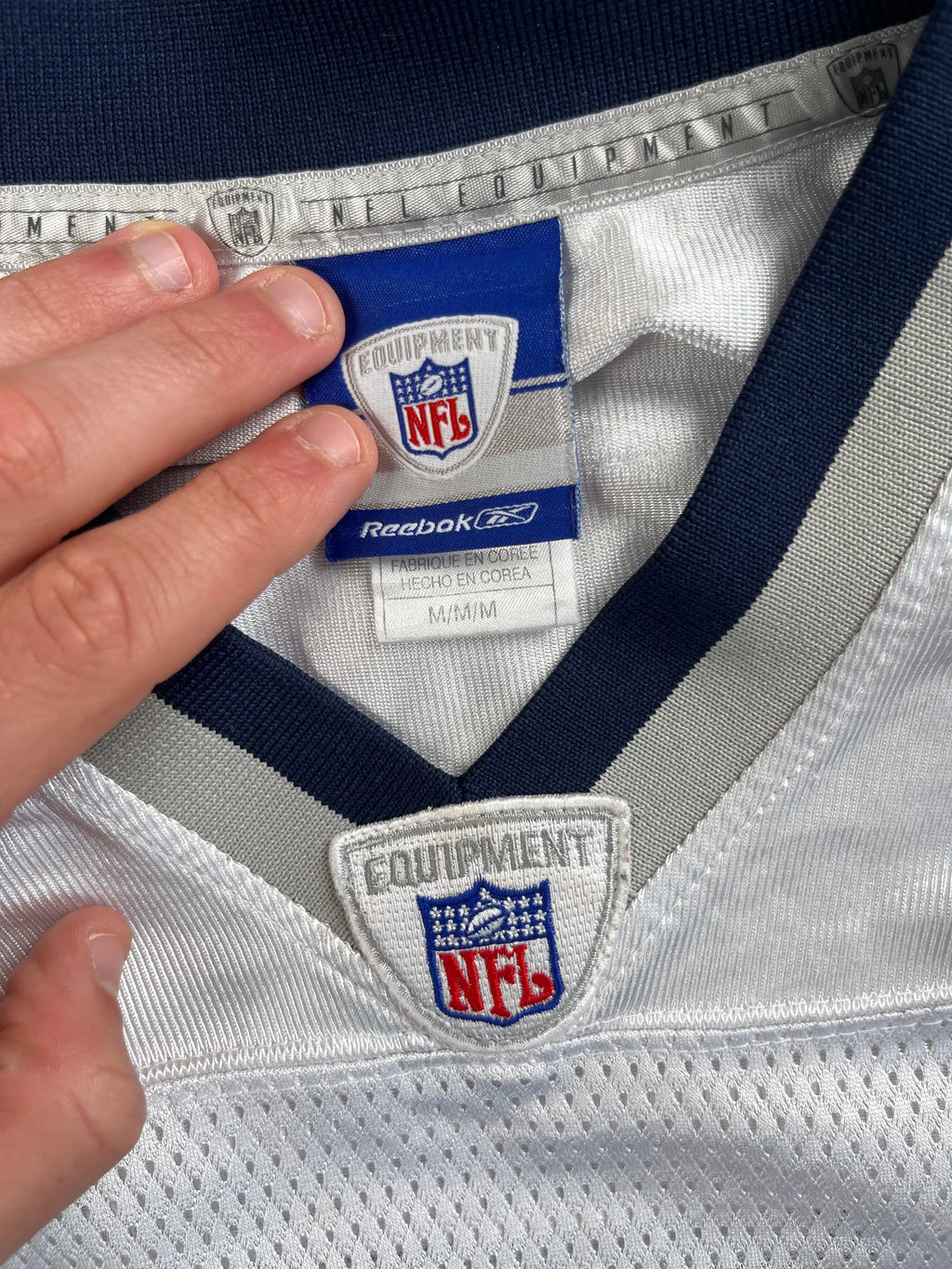 Tom Brady #12 - New England Patriots Away 2002-2011 - Reebok (M) - Maillot NFL