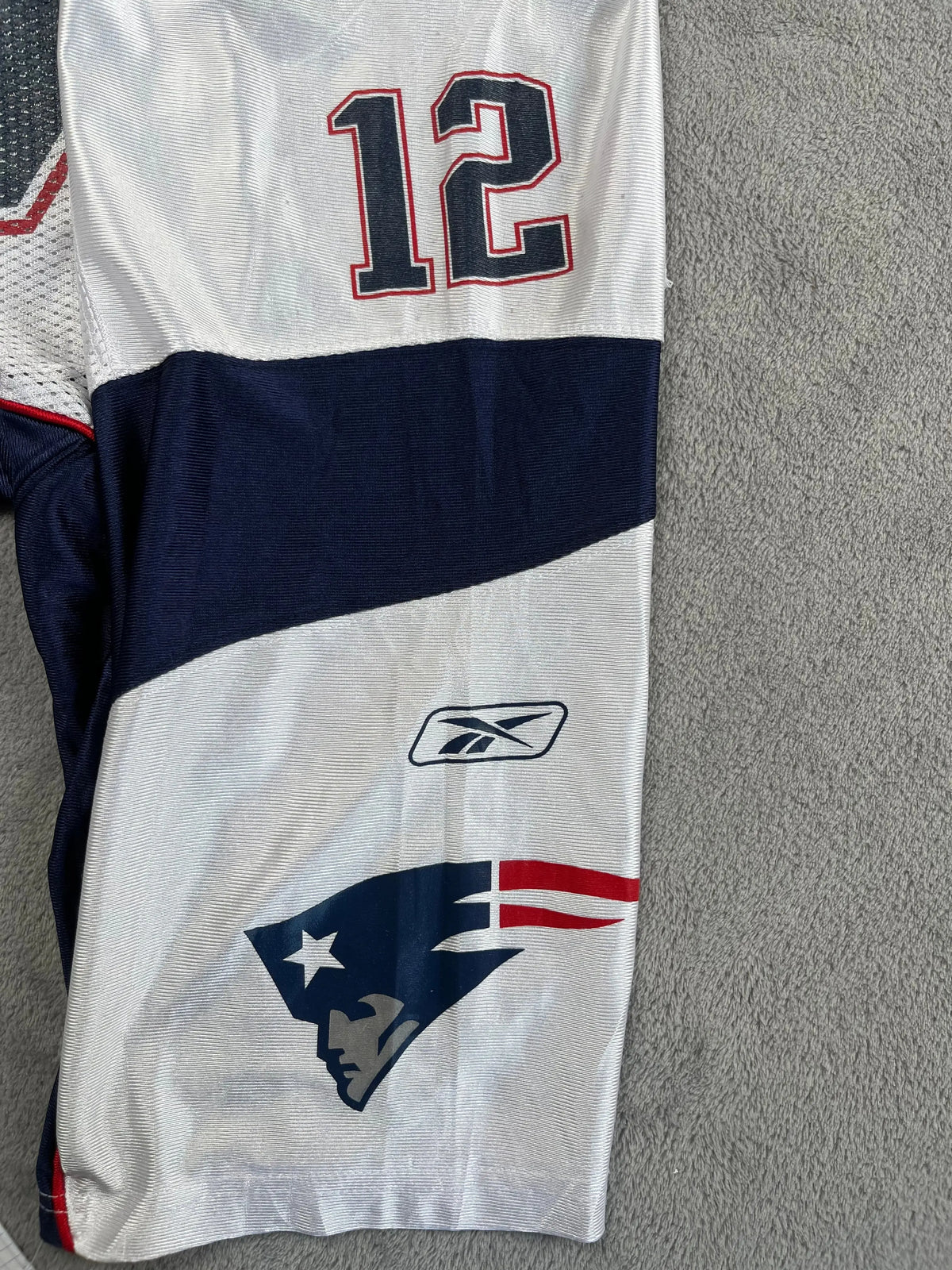 Tom Brady #12 - New England Patriots Away 2002-2011 - Reebok (M) - Maillot NFL