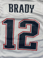 Tom Brady #12 - New England Patriots Away 2002-2011 - Reebok (M) - Maillot NFL