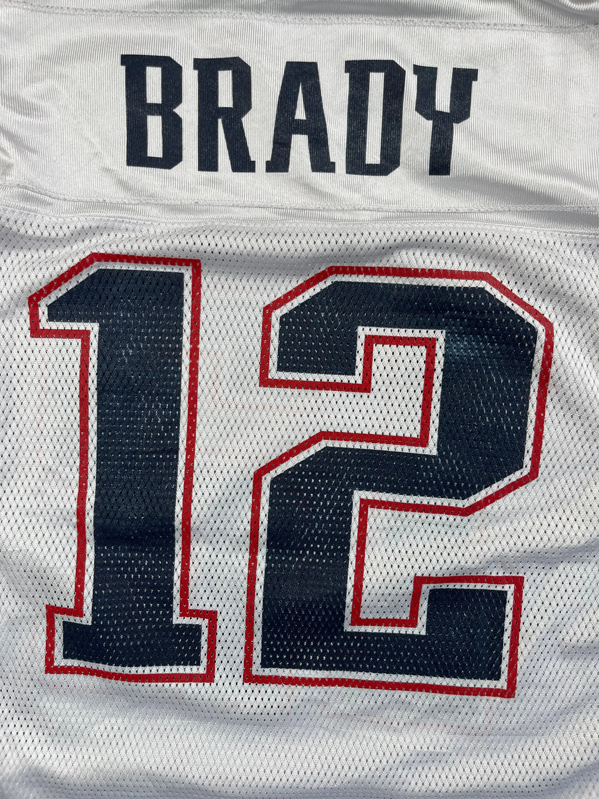 Tom Brady #12 - New England Patriots Away 2002-2011 - Reebok (M) - Maillot NFL
