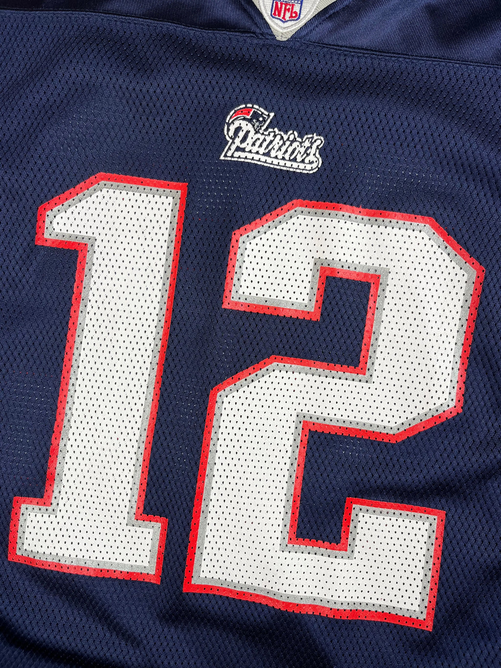 Tom Brady #12 - New England Patriots Home 2002-2011 - Reebok (L) - Maillot NFL Reebok