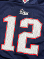 Tom Brady #12 - New England Patriots Home 2002-2011 - Reebok (L) - Maillot NFL Reebok