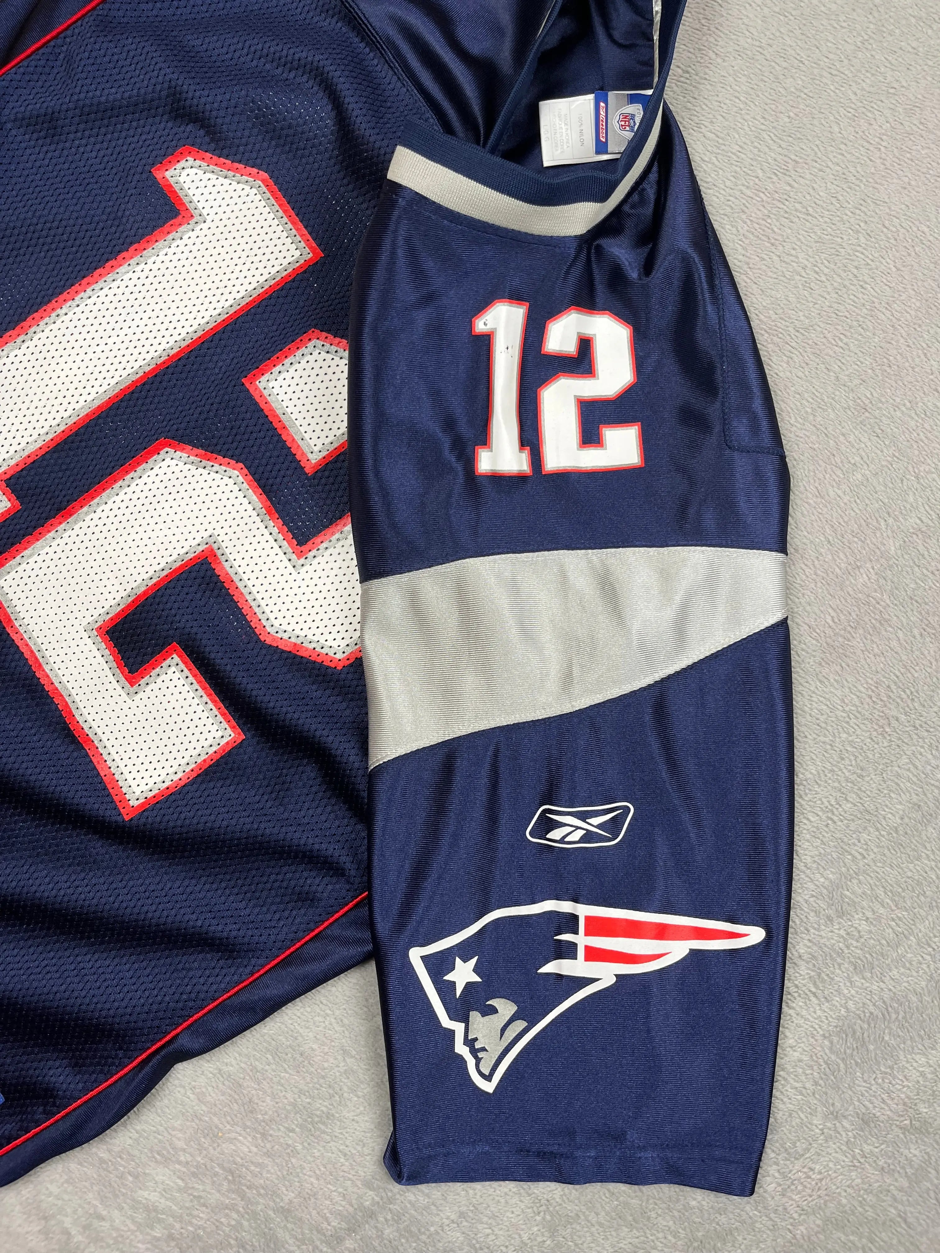 Tom Brady #12 - New England Patriots Home 2002-2011 - Reebok (L) - Maillot NFL Reebok