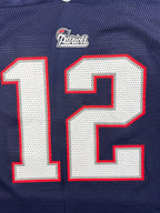 Tom Brady #12 - New England Patriots home 2001-2011 - Reebok (XXL) - Maillot NFL